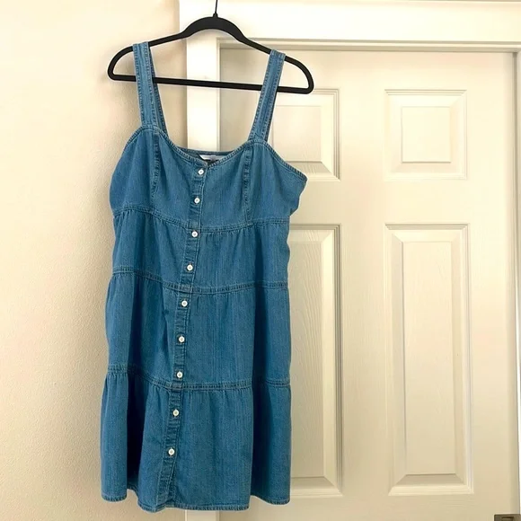 grey denim dress Denim Dress